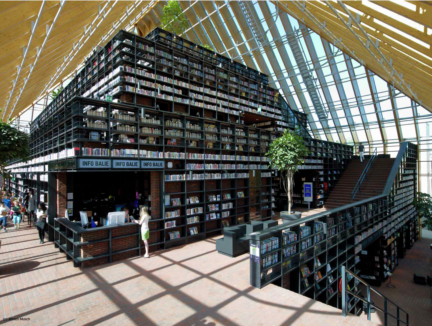 Book Mountain – Public Library Spijkenisse