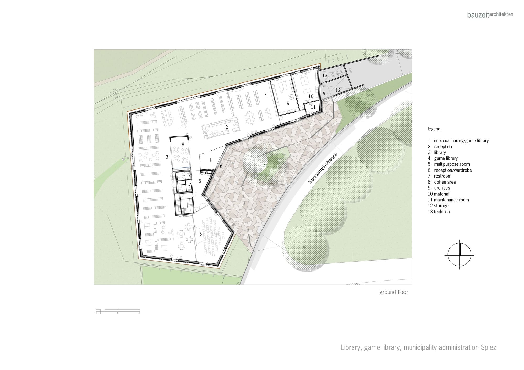 Library, Game Library & Municipality Administration in Spiez